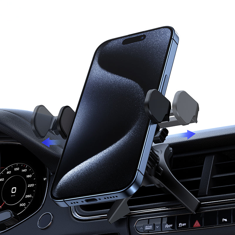 USAMS ZJ077 Mini Car Phone Holder Air Vent Mobile Phone Mount Stand for 4.7-6.9 inch Phone USAMS ZJ077 Mini Car Phone Holder Air Vent Mobile Phone Mount Stand for 4.7-6.9 inch Phone